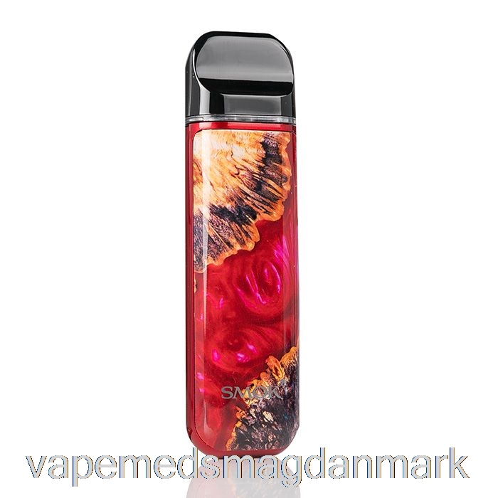 Vape Med Smag Smok Novo 2 25w Pod System Rødt Stabiliserende Træ